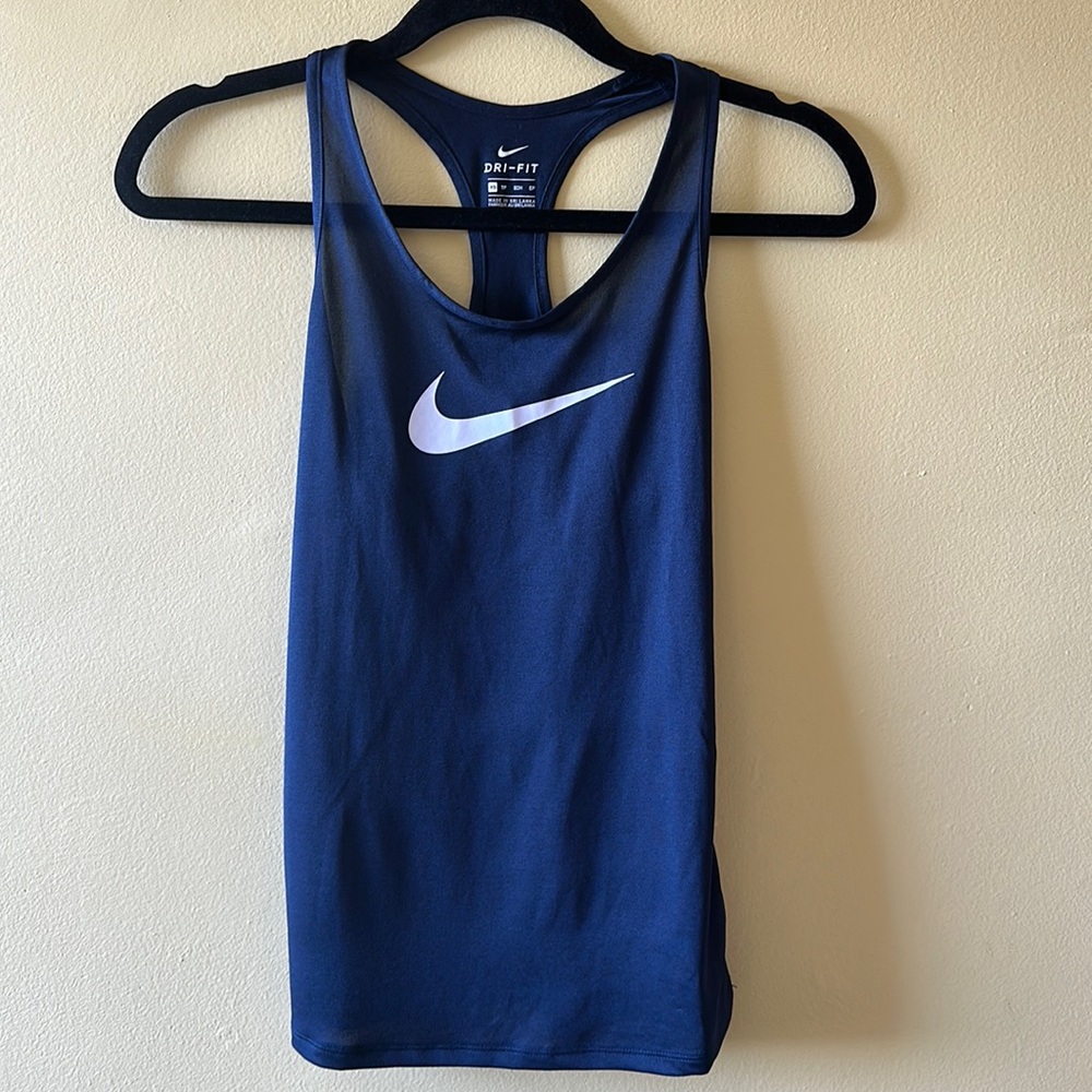 Nike navy blue tank top